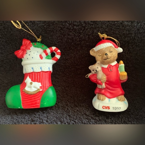 CVS Other - 2 Vintge Christmas Ornaments 1992 & 1997